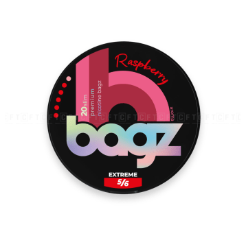 Wor. nikot. Bagz Raspberry Extreme 20mg/g 5/6 B