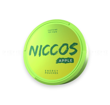 Woreczki energetyczne NICCOS Caffeine 100mg/g Apple
