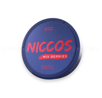Woreczki energetyczne NICCOS Caffeine 100mg/g Mix Berries