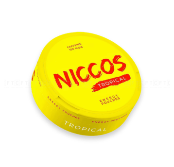 Woreczki energetyczne NICCOS Caffeine 100mg/g Tropical