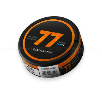 Woreczki nikotynowe 77 Medium 16mg/g Peach & Mint