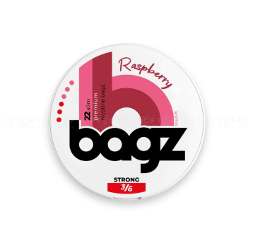 Woreczki nikotynowe Bagz 3/6 Strong 16mg/g - Raspberry