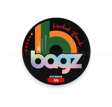 Woreczki nikotynowe Bagz 5/6 Extreme 20mg/g - Herbal Bomb
