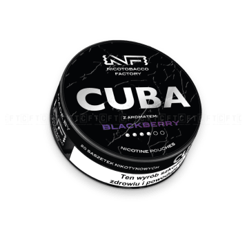 Woreczki nikotynowe CUBA Black 20mg/g Blackberry