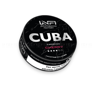 Woreczki nikotynowe CUBA Black 20mg/g Cherry