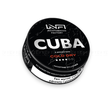 Woreczki nikotynowe CUBA Black 20mg/g Cold Dry