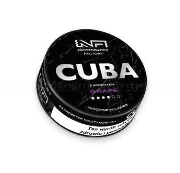 Woreczki nikotynowe CUBA Black 20mg/g Grape