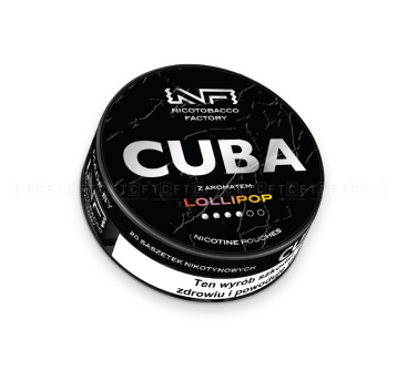 Woreczki nikotynowe CUBA Black 20mg/g Lollipop