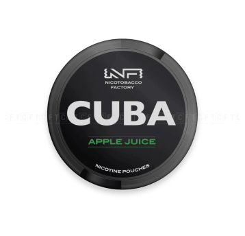 Woreczki nikotynowe CUBA Black 66mg/g Apple Juice