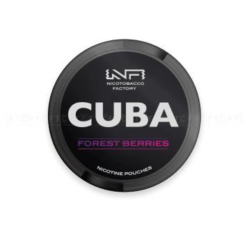 Woreczki nikotynowe CUBA Black 66mg/g Forest Berries