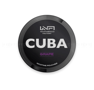 Woreczki nikotynowe CUBA Black 66mg/g Grape