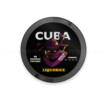 Woreczki nikotynowe CUBA Ninja 30mg/g Liquorice
