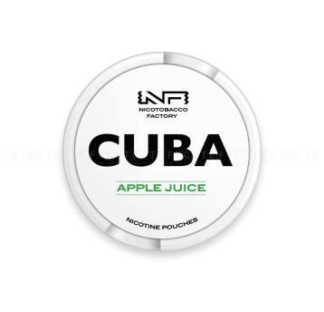 Woreczki nikotynowe CUBA White 16mg/g Apple Juice