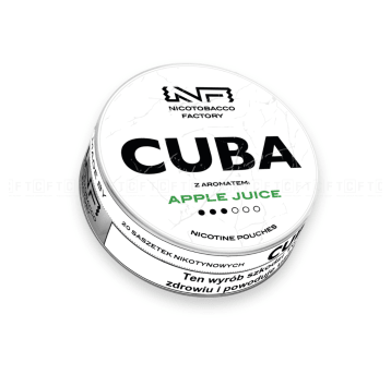 Woreczki nikotynowe CUBA White 16mg/g Apple Juice