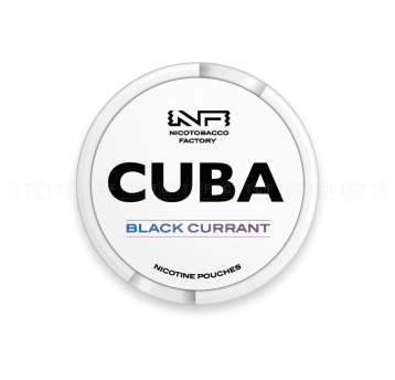 Woreczki nikotynowe CUBA White 16mg/g Black Currant
