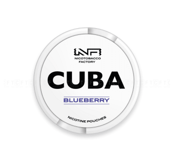 Woreczki nikotynowe CUBA White 16mg/g Blueberry