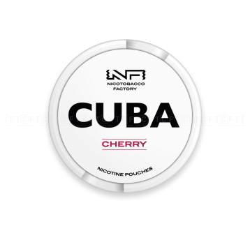 Woreczki nikotynowe CUBA White 16mg/g Cherry
