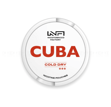 Woreczki nikotynowe CUBA White 16mg/g Cold Dry