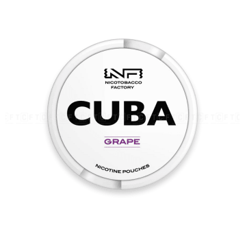 Woreczki nikotynowe CUBA White 16mg/g Grape