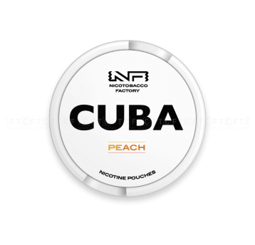 Woreczki nikotynowe CUBA White 16mg/g Peach