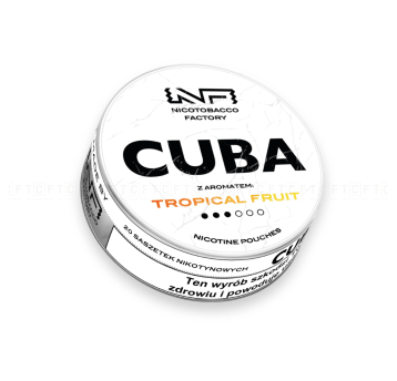 Woreczki nikotynowe CUBA White 16mg/g Tropical Fruit