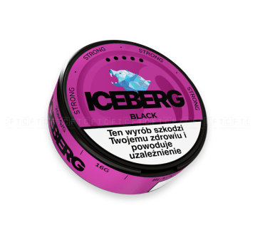 Woreczki nikotynowe ICEBERG 20mg/g Black