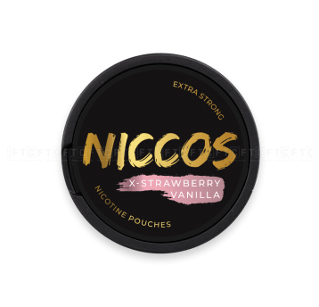 Woreczki nikotynowe NICCOS 43mg/g X-Strawberry Vanilla