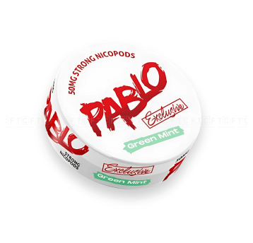 Woreczki nikotynowe PABLO Exclusive 50mg/g Green Mint