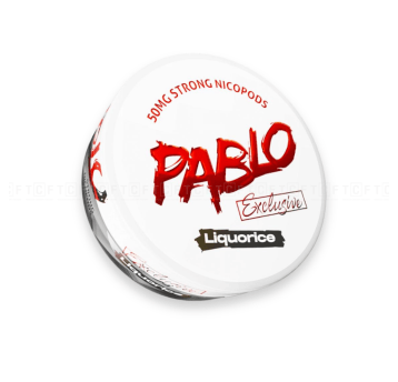 Woreczki nikotynowe PABLO Exclusive 50mg/g Liquorice