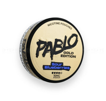 Woreczki nikotynowe PABLO Gold Edition 20mg Sour Blueberries