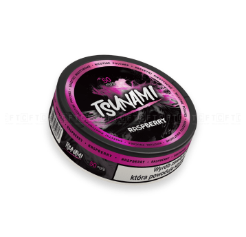 Woreczki nikotynowe TSUNAMI 50mg/g - Raspberry
