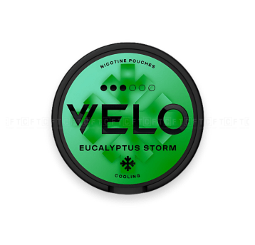 Woreczki nikotynowe VELO 10mg/woreczek (3/6) – Eucalyptus Storm