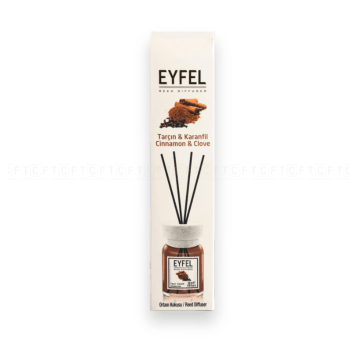 Zapach EYFEL 120ml z pałeczkami- Cynamon i Gożdzik