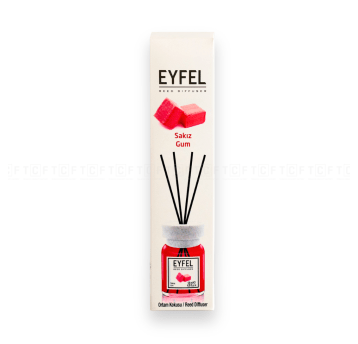 Zapach EYFEL 120ml z pałeczkami - Guma balonowa